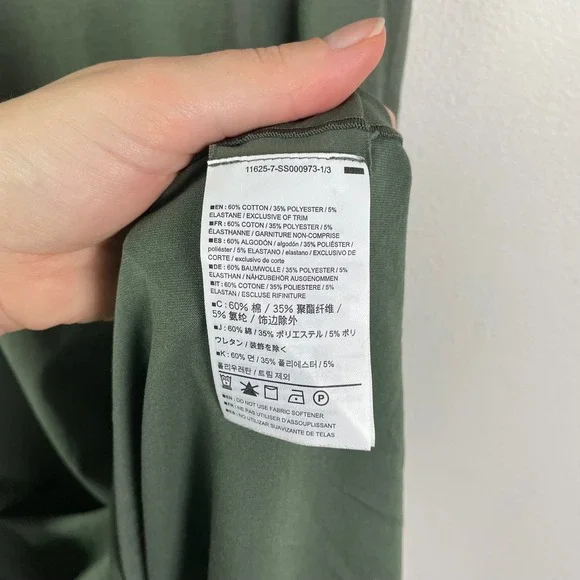 Arc'Teryx Jelena Dress Olive Green Racerback Tank Maxi Casual Athleisure Women S - Picture 6 of 10